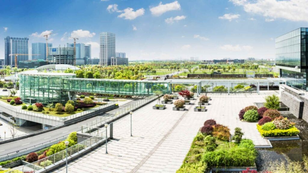 Green landscape architecture
