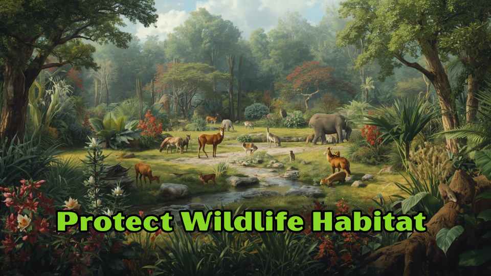 protect wildlife habitat