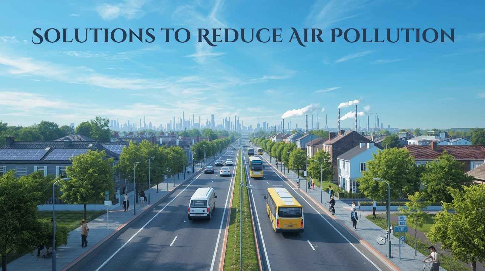 Solutions to reduce air pollution
