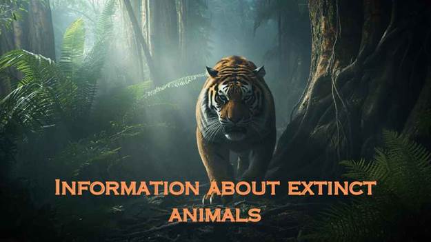 Information about extinct animals