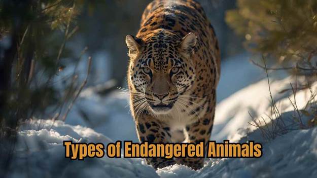 types of endangered animals