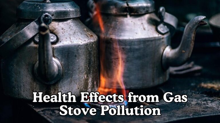 Health effects from gas stove pollution