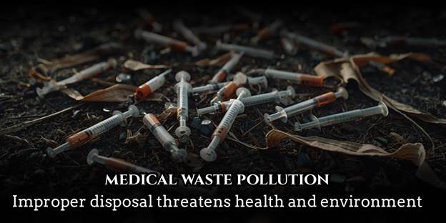 Medical waste pollution