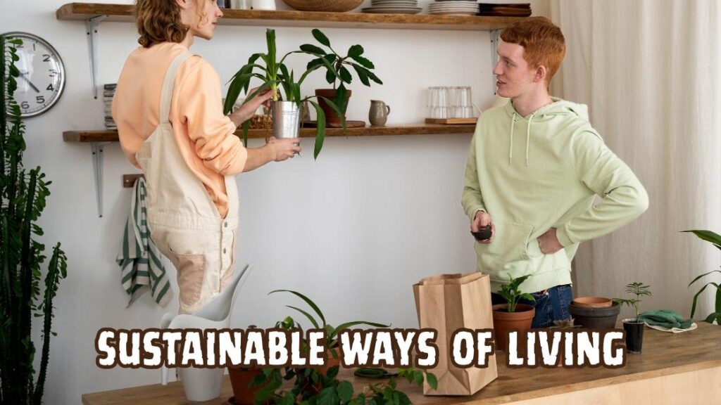 Sustainable ways of living