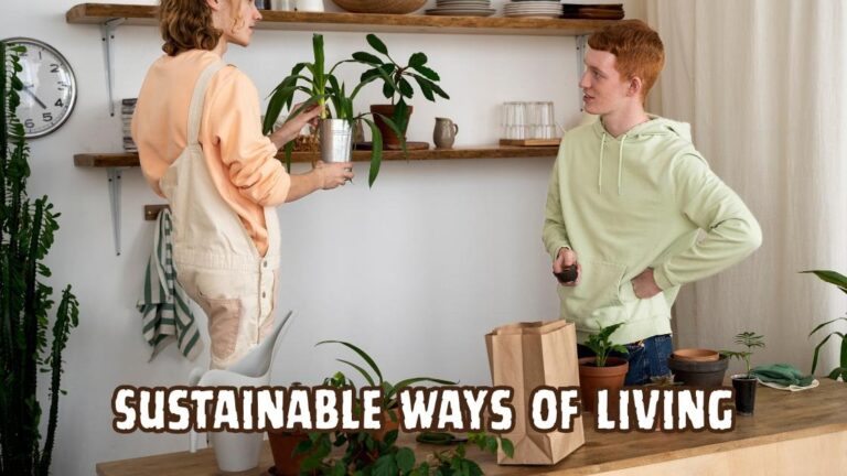 Sustainable ways of living