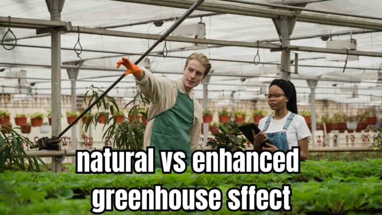 natural vs enhanced greenhouse effect