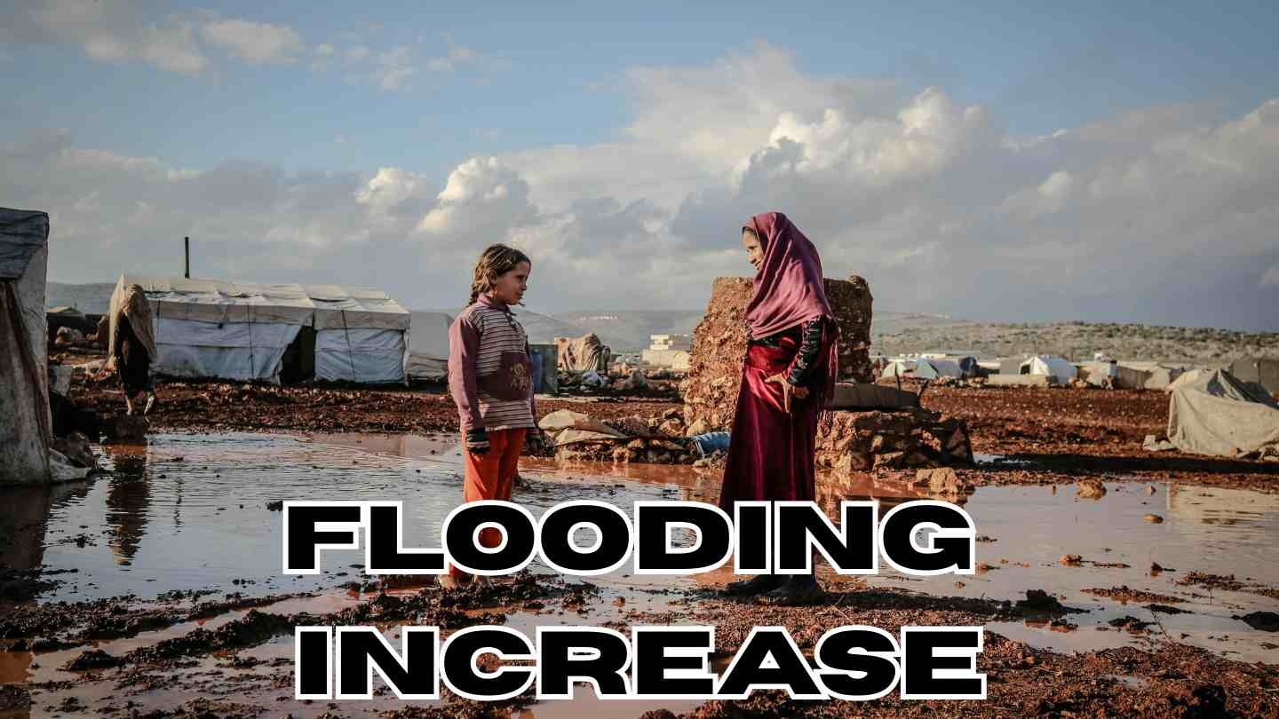 Flooding increase