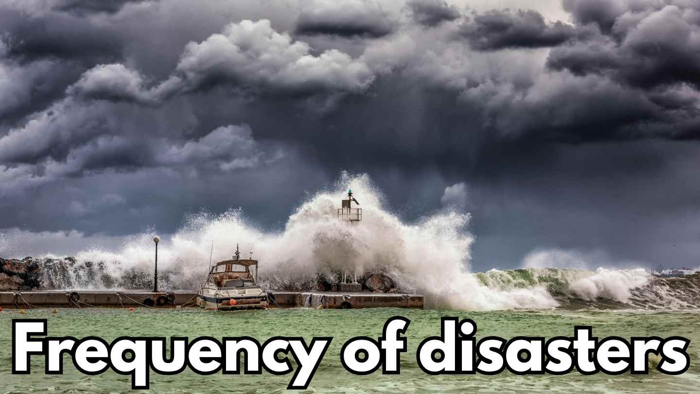 frequency of disasters