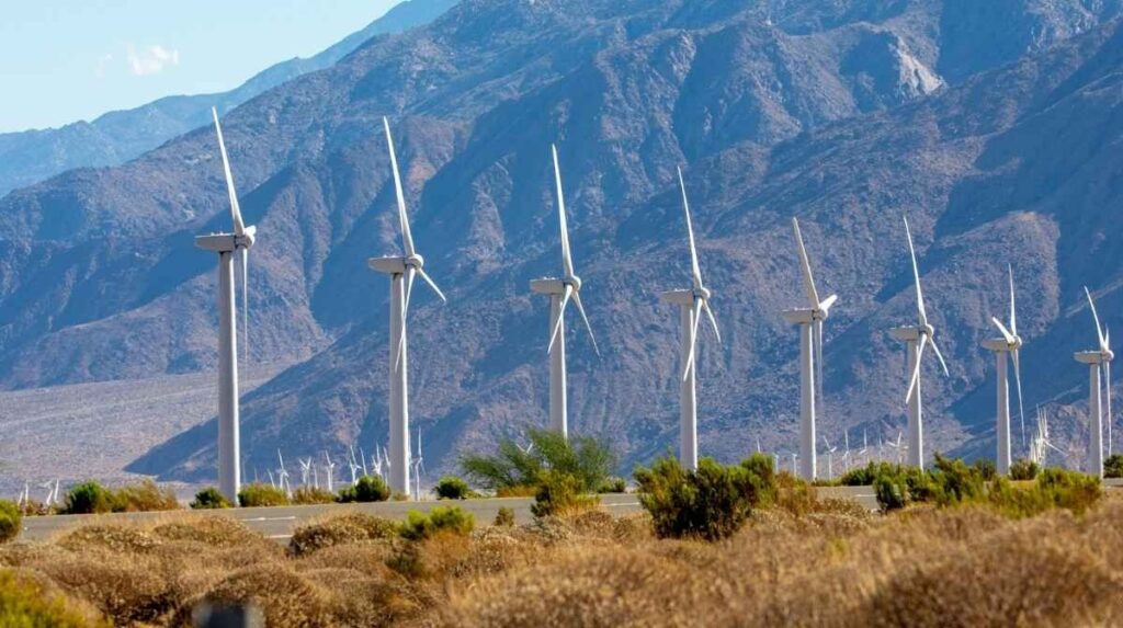 wind turbines
