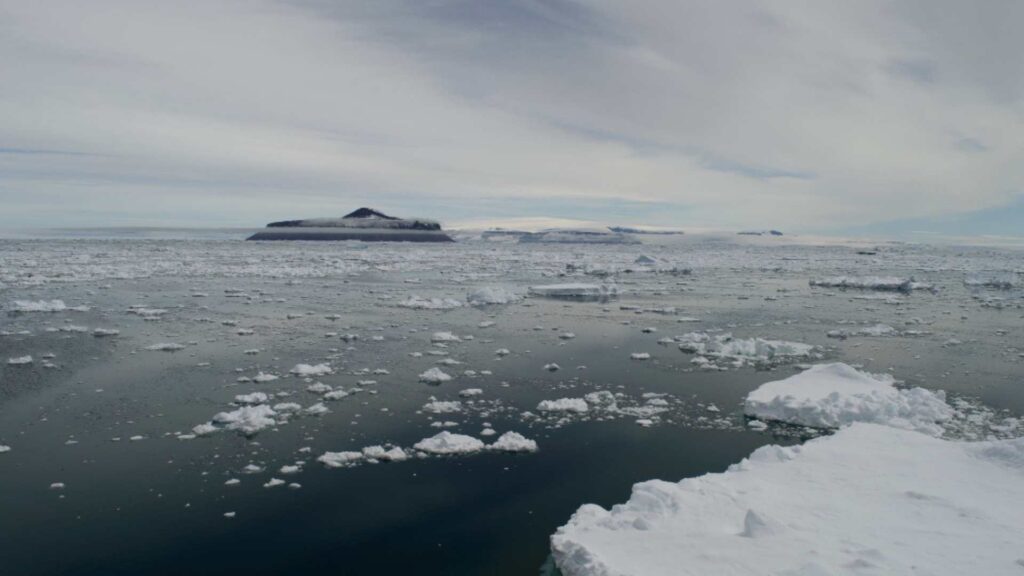 Antarctic ice shelf melting