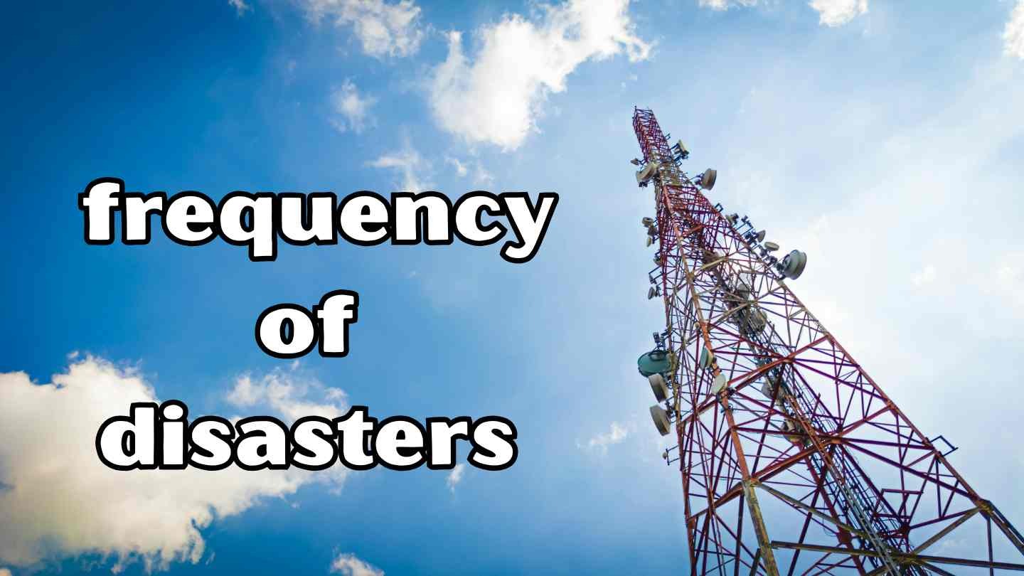 frequency of disasters